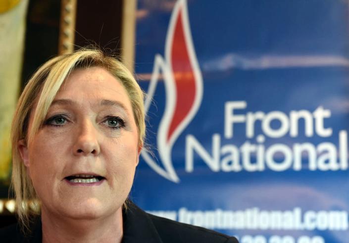 Marine Le Pen has led the French far-right National Front party since 2011 (AFP Photo/Loic Venance)