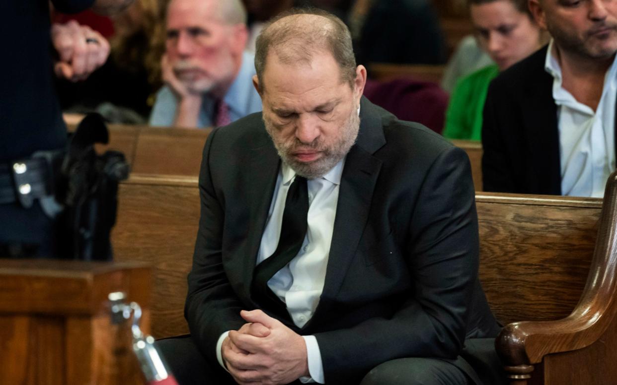 Harvey Weinstein in court in Manhattan on January 25, for his most recent pre-trial hearing. The case is due to begin in June - Pool New York Post