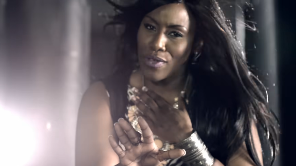 Mandisa in the music video for 