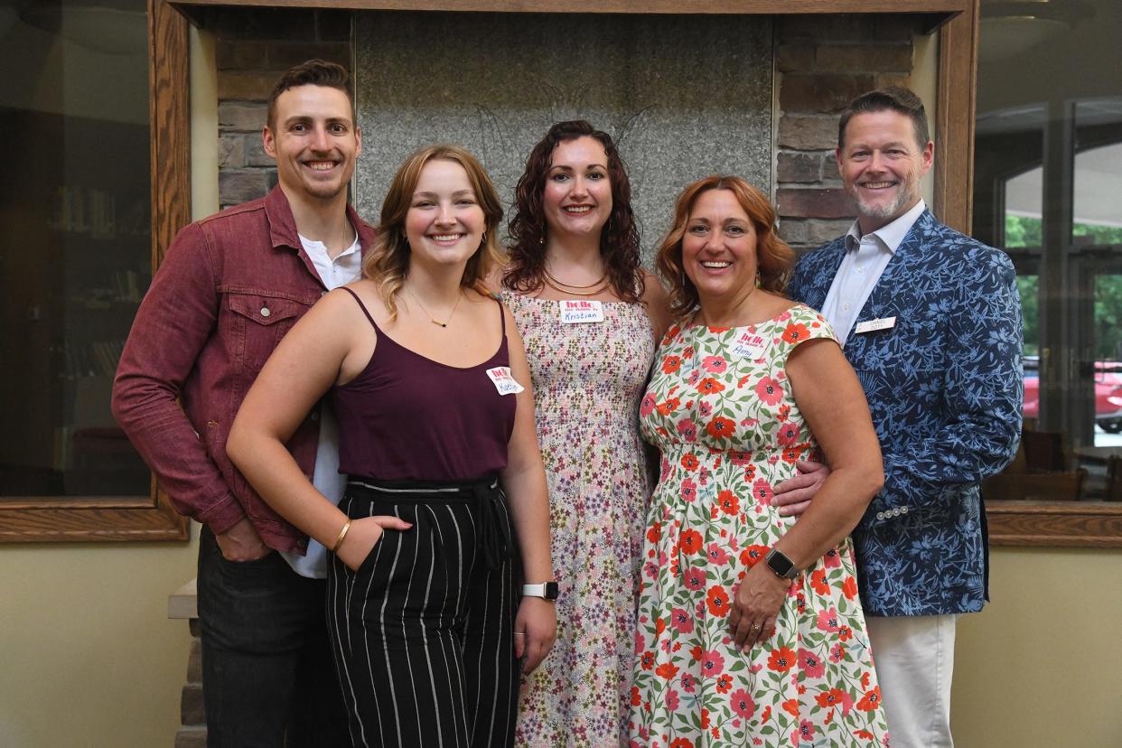 The Rev. Dainiel Doty with his wife Amy, at right, and their three children, from left, Sean, Kaetlyn and Kristian.