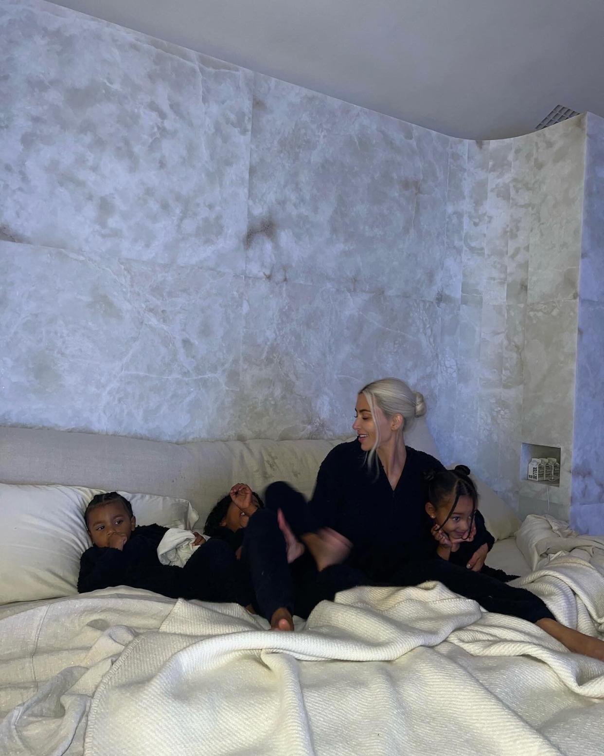 Kim Kardashian and kids