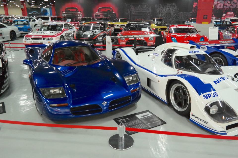 <p>Among the six R390 GT1 cars fielded in 1997 and 1998 is perhaps my favorite car in the facility: The singular R390 GT1 road car built to homologate the car for the 24 Hours of Le Mans. </p>
