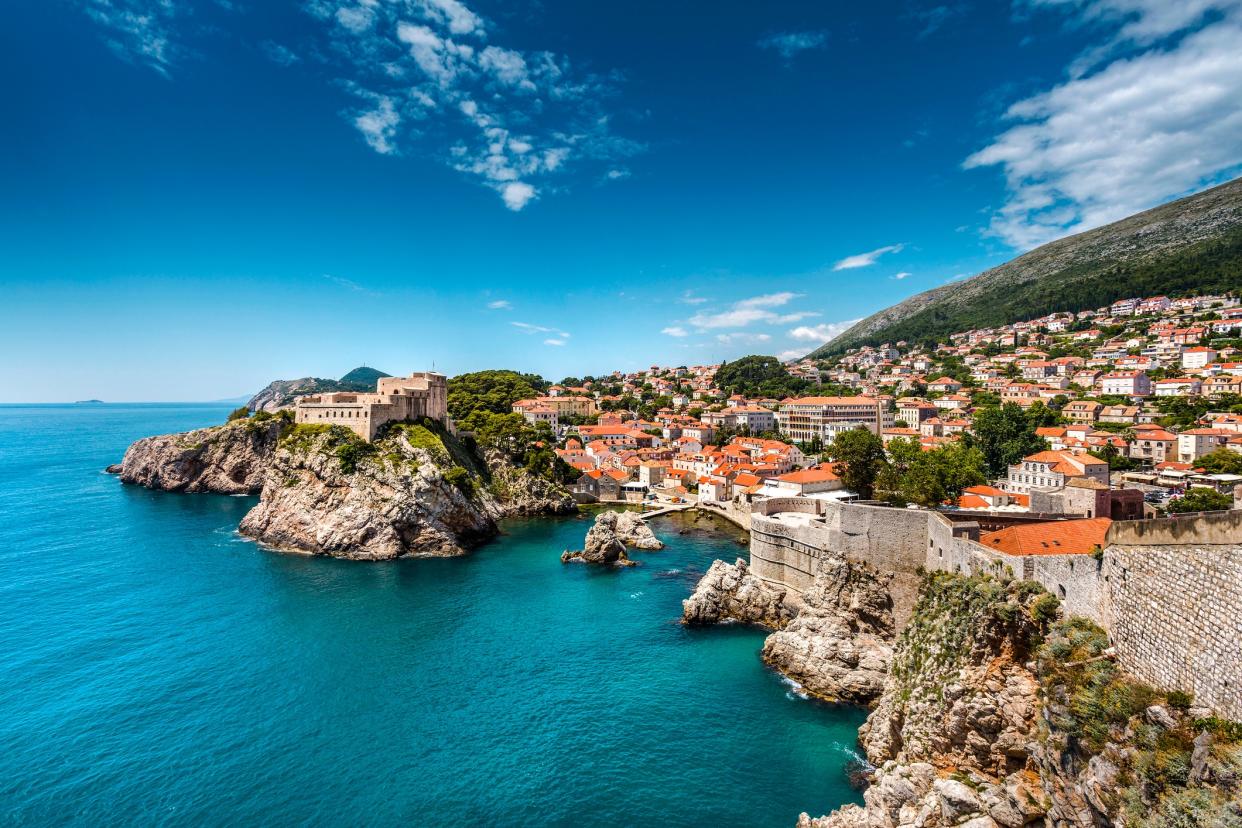 Overlooking the Adriatic Sea, Dubrovnik is one of Croatia's most popular destinations - This content is subject to copyright.