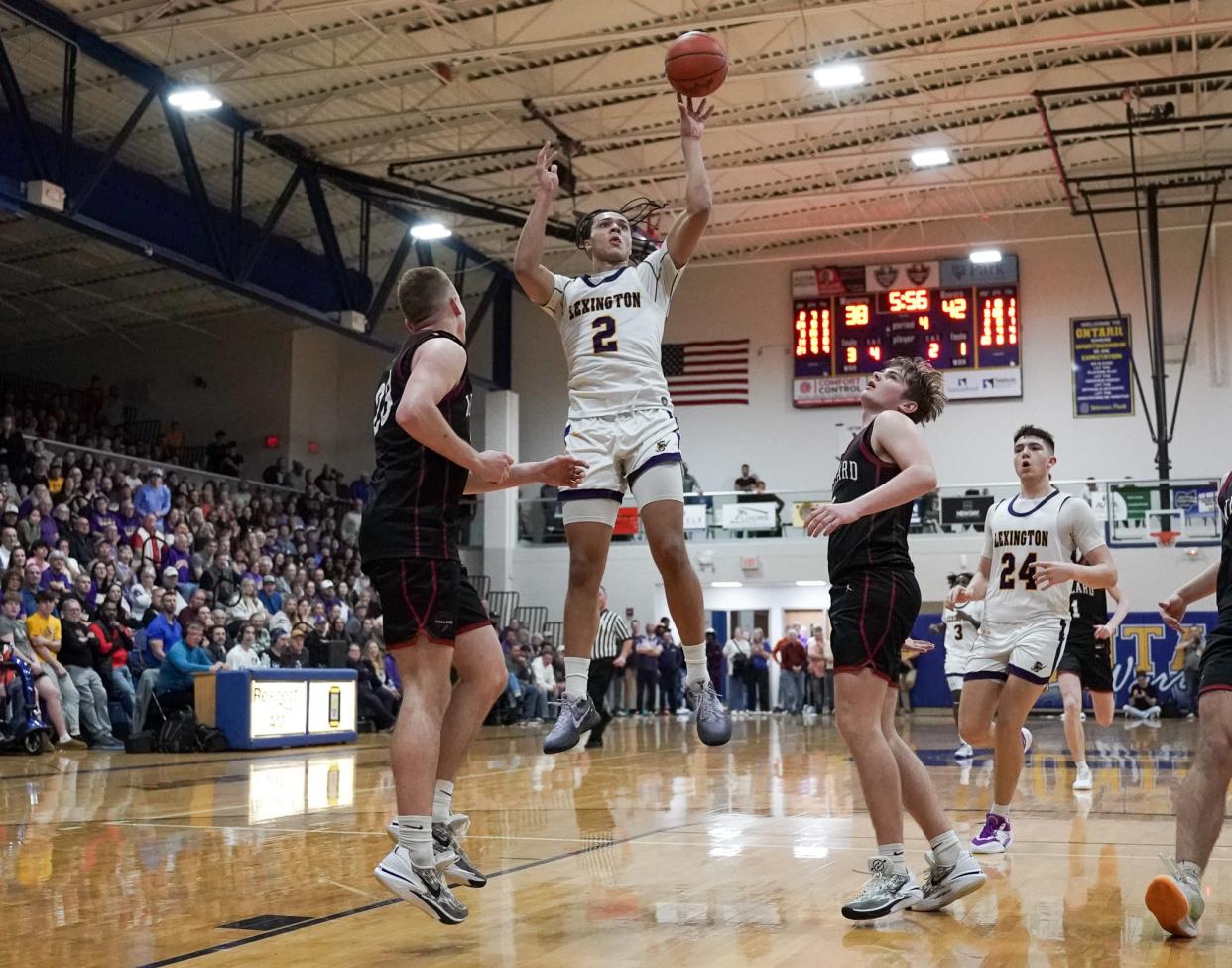 Lexington's Brayden Fogle earned first team All-Ohio honors for the 2023-24 season.