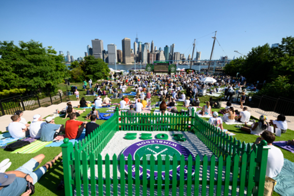 New York will have a Wimbledon fan zone yet again after The Hill was recommissioned for a third year.