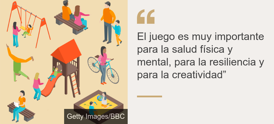 "El juego es muy importante para la salud física y mental, para la resiliencia y para la creatividad”", Source: , Source description: , Image: Patrón isométrico de viajes 