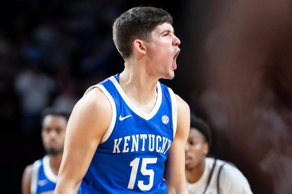 Kentucky guard Reed Sheppard is the best freshman in the country, according to the Bayesian Performance Rating, which measures a college basketball player’s overall value to his team when he is on the floor.
