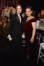 <p><em>Westworld</em>‘s Evan Rachel Wood brought Rise founder and activist Amanda Nguyen to the Governors Ball in a show of support for survivors of sexual assault. (Photo: Matt Winkelmeyer/WireImage,) </p>