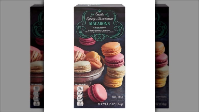 box of macarons