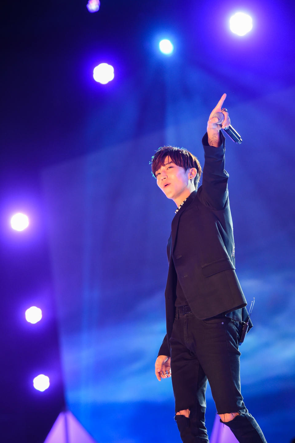 <p>Taiwanese-Korean singer-songwriter Bii performs at the 22nd Asian Television Awards. (Photo: Joseph Nair for Yahoo Lifestyle Singapore) </p>