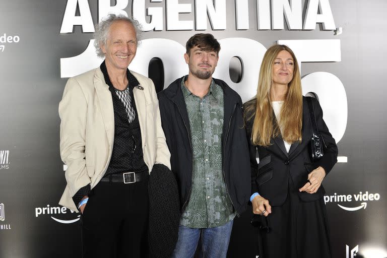 Boy Olmi, Carola Reyna y su hijo Rafael Candino