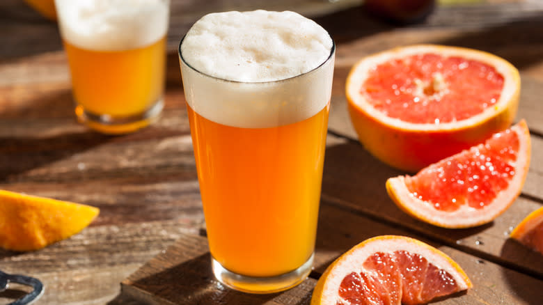 sour grapefruit beer