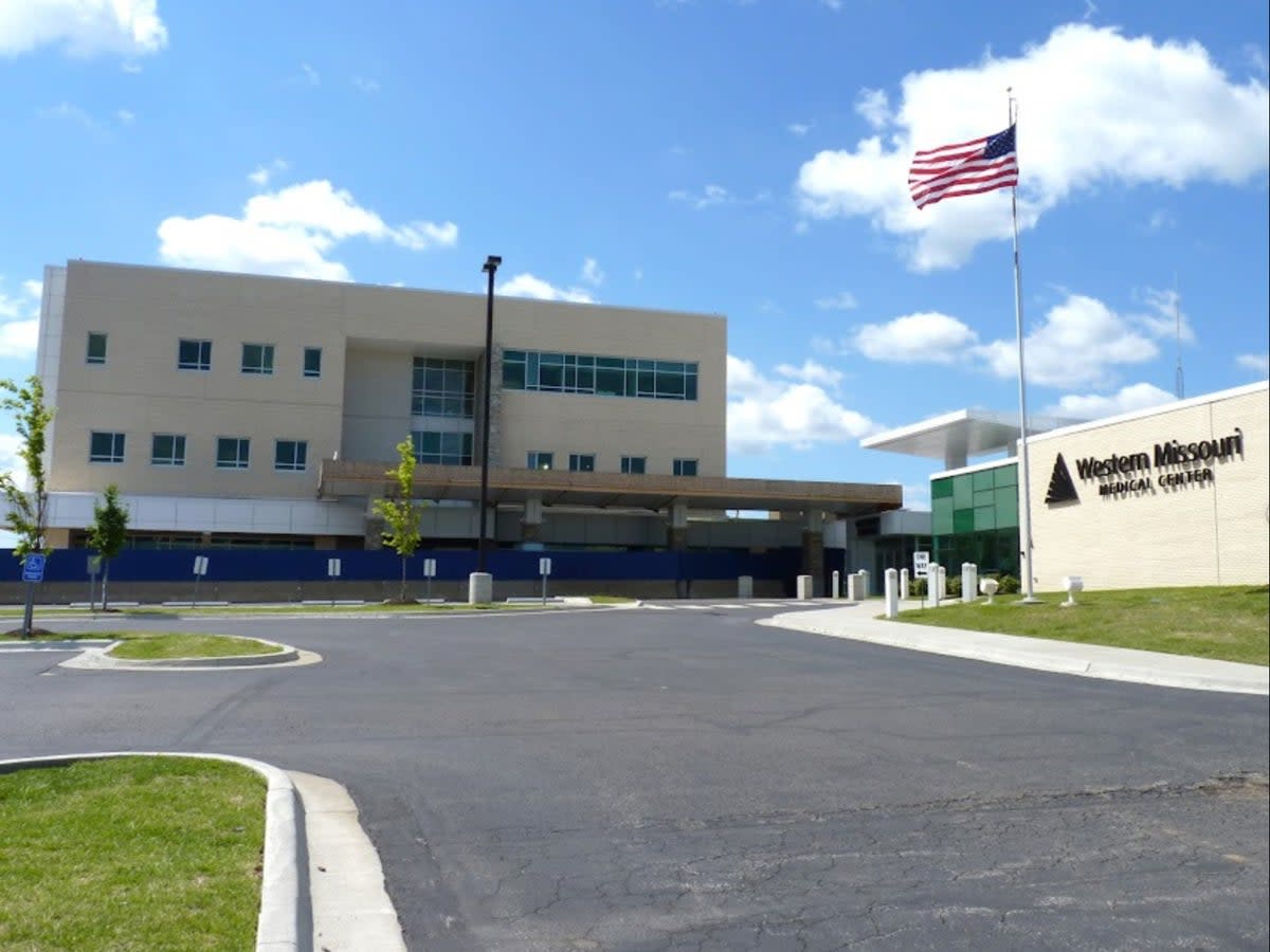 Western Missouri Medical Centre in Warrensburg, Missouri. Hospital officials said an armed individual entered the facilities, which prompted an investigation by local police.  (Western Missouri Medical Centre via Google Maps)