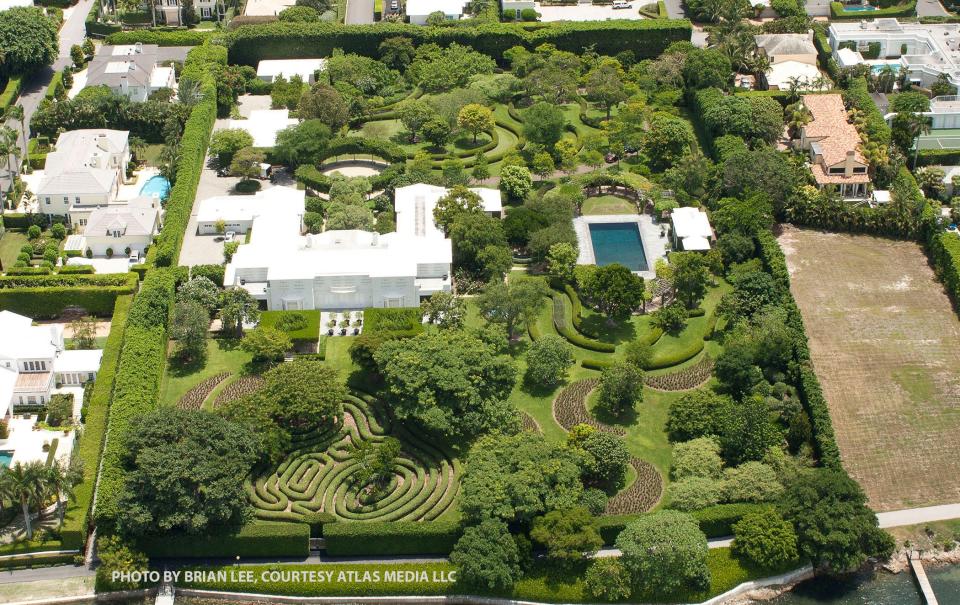 The Palm Beach lakeside estate of Henry Kravis, 700 N. Lake Way, has generated a 2023 tax bill of $1.62 million. The property is seen here in a photo taken several years ago.