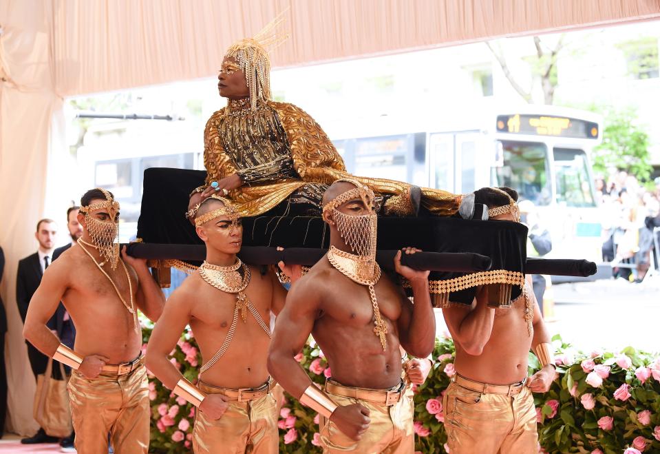 NEW YORK, NEW YORK - MAY 06:  Billy Porter attends The 2019 Met Gala Celebrating Camp: Notes on Fashion at Metropolitan Museum of Art on May 06, 2019 in New York City. (Photo by Dimitrios Kambouris/Getty Images for The Met Museum/Vogue) ORG XMIT: 775333959 ORIG FILE ID: 1147407693