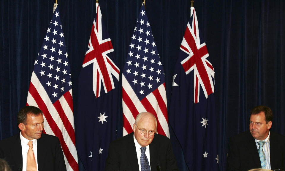 US Vice President Dick Cheney attends a...