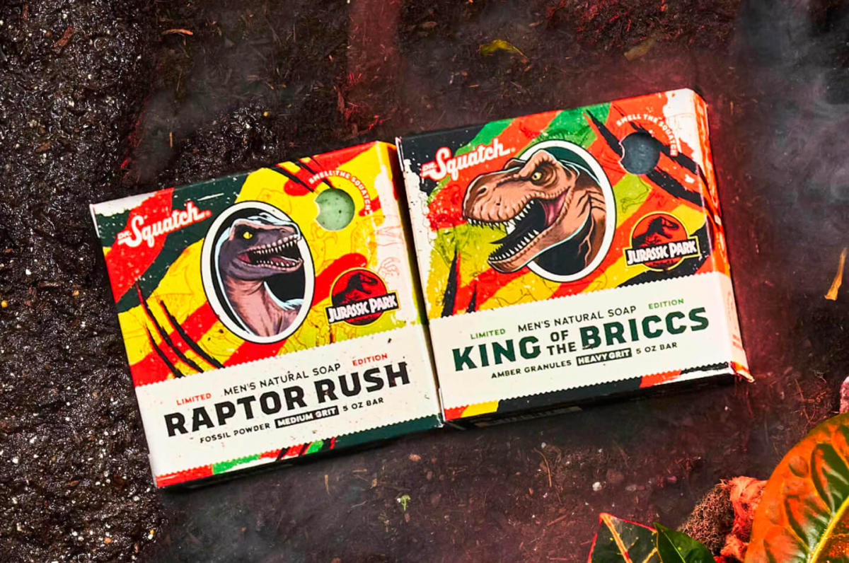 Dr. Squatch Released a Limited Edition Jurassic Park Collection