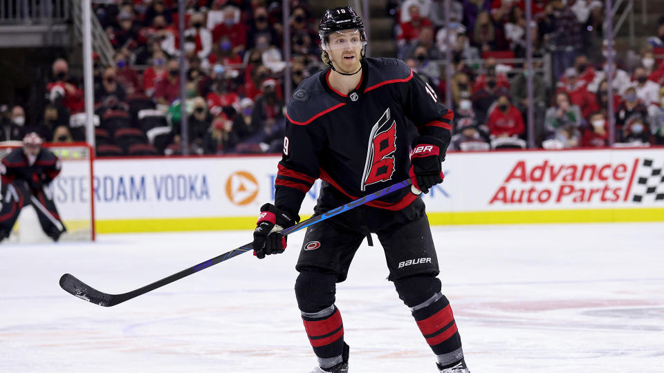 Dougie Hamilton will anchor the Devils blueline. (Photo by Gregg Forwerck/NHLI via Getty Images)