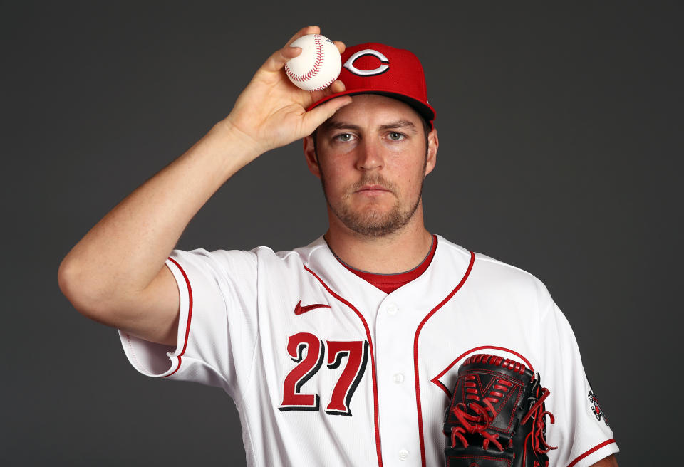 Reds pitcher Trevor Bauer says MLB made a lose-lose situation worse. (Photo by Jamie Squire/Getty Images)