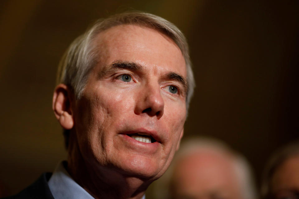 Ohio Sen. Rob Portman (R) pushed for the provision as well. (Photo: Aaron Bernstein / Reuters)