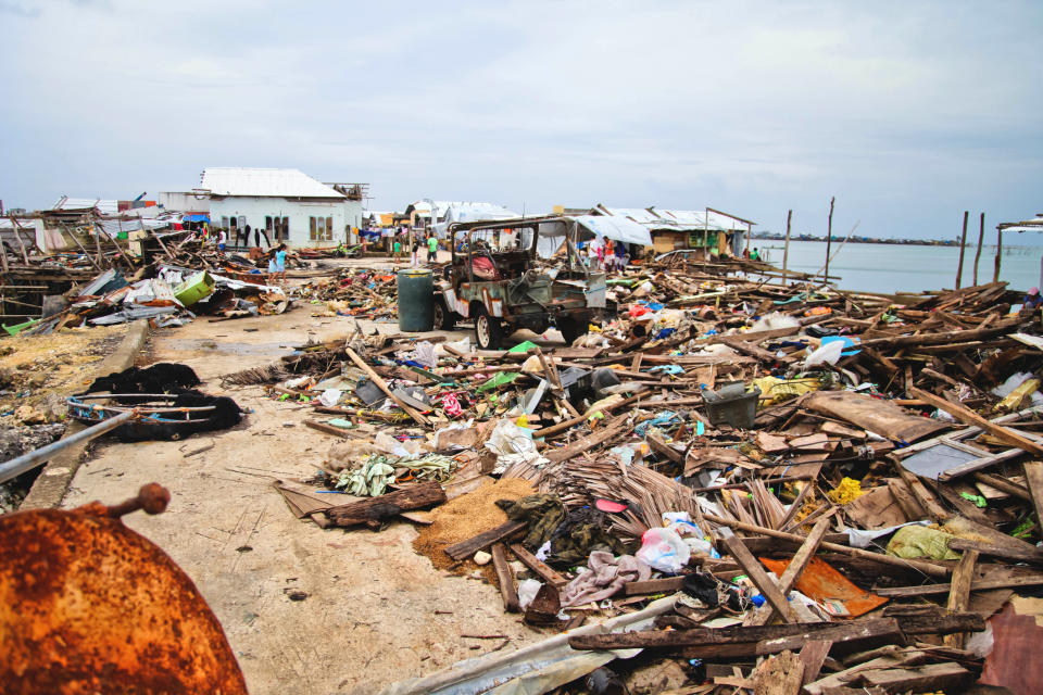 Die Folgen des Taifuns Haiyan (auch Yolanda genannt) auf den Philippinen. (Bild: Getty Images)