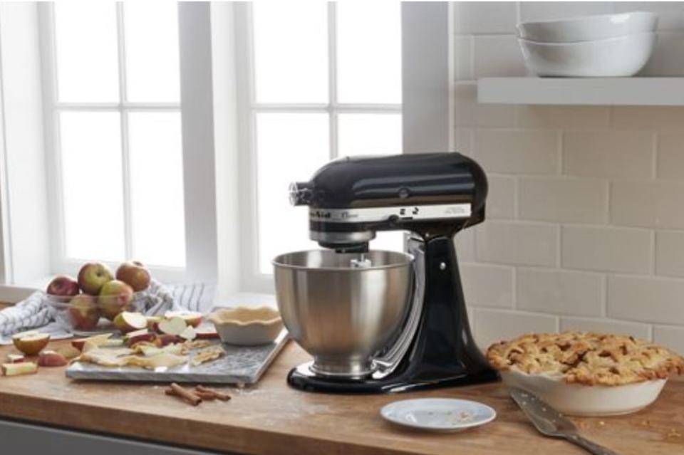 With over 5,000 reviews and a 4.9-star rating, you really can't go wrong with this classic KitchenAid stand mixer. It has 10 different speeds, and the bowl can mix up everything from cookies to bread and mashed potatoes in a single batch.&nbsp;<a href="https://fave.co/2yjmIOm" target="_blank" rel="noopener noreferrer">﻿Find it on sale for $200 at KitchenAid</a>.