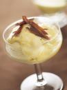 <p>Layer vanilla ice cream with crushed cookies (or even just cookie crumbs) in a martini glass.</p>