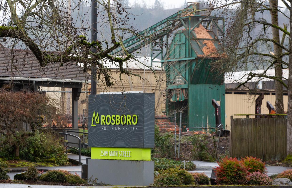 The Rosboro lumber mill in Springfield is temporarily closing.