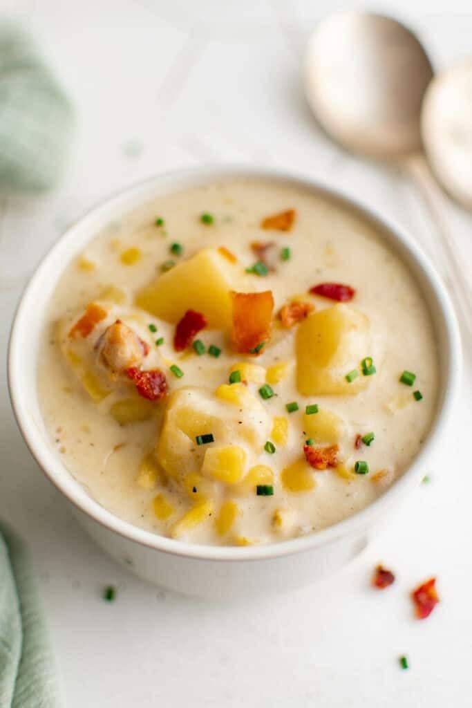 summer slow cooker recipes corn chowder
