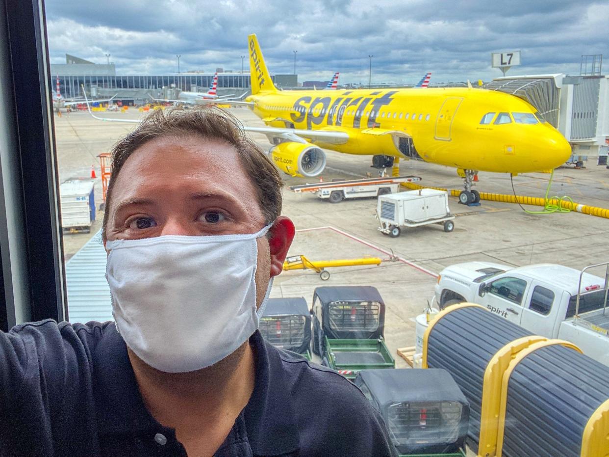 Flying on Spirit Airlines during pandemic