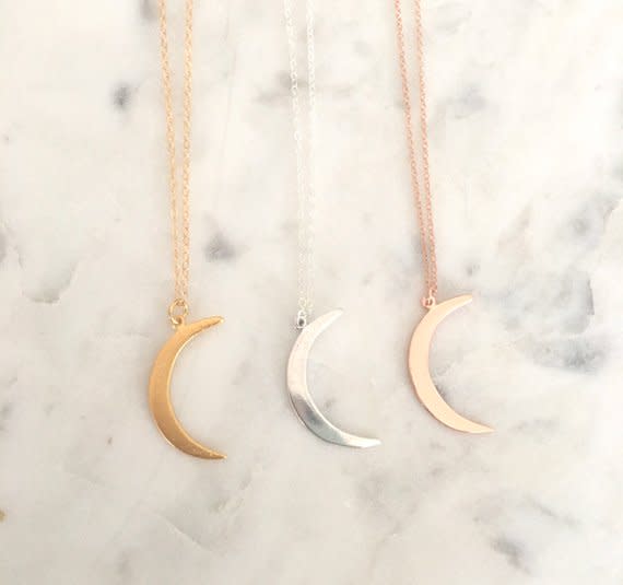 Rebecca's Crescent Moon Necklace