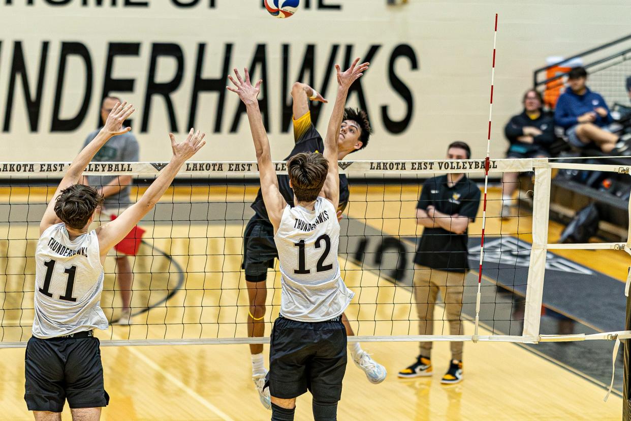 Since Taylor started a boys volleyball program in 2019, Luke Weis is the first four-year player for the team.