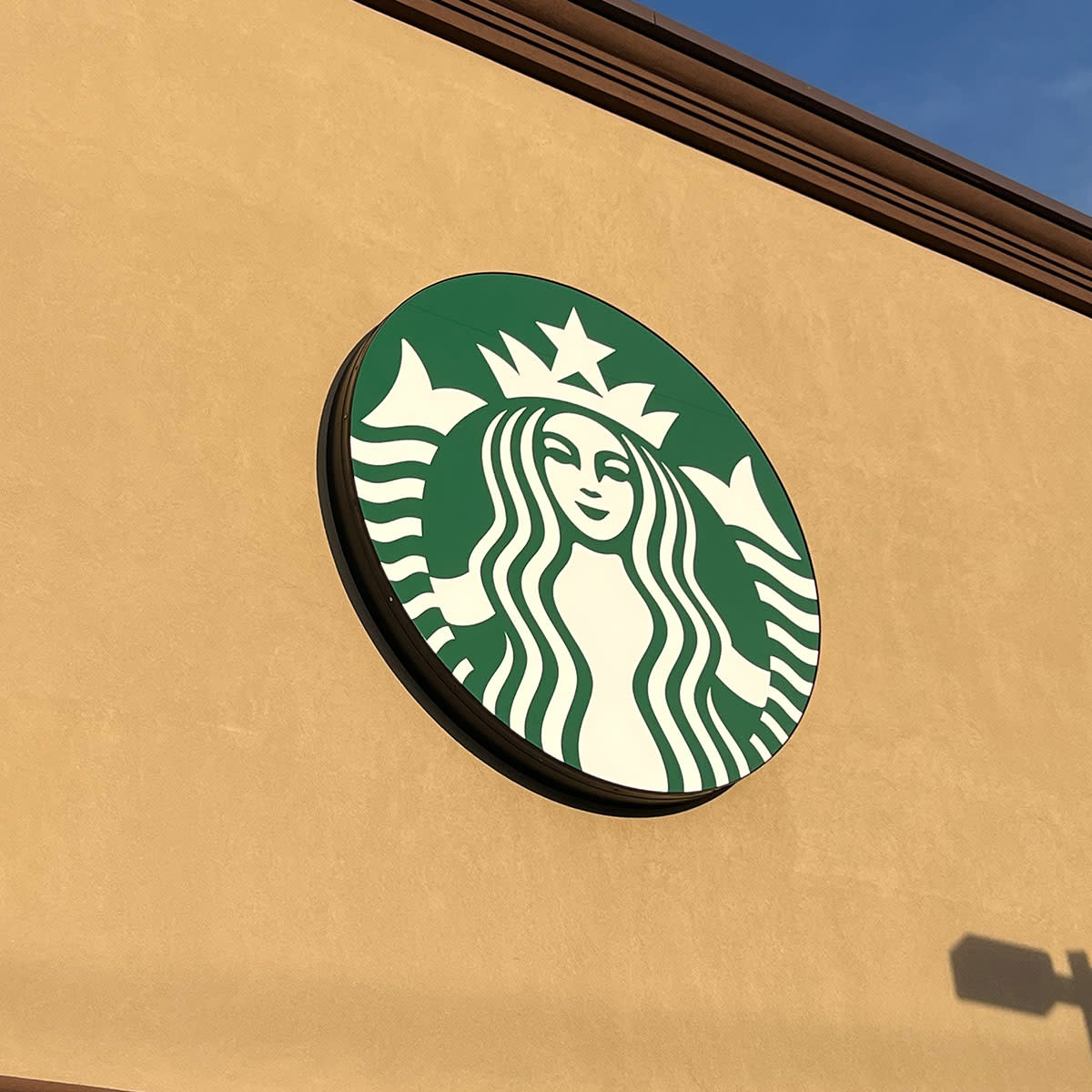 Starbucks sign on store