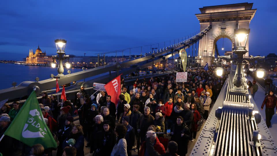 Protesters took to the streets in Hungary this week. - Bernadett Szabo/Reuters