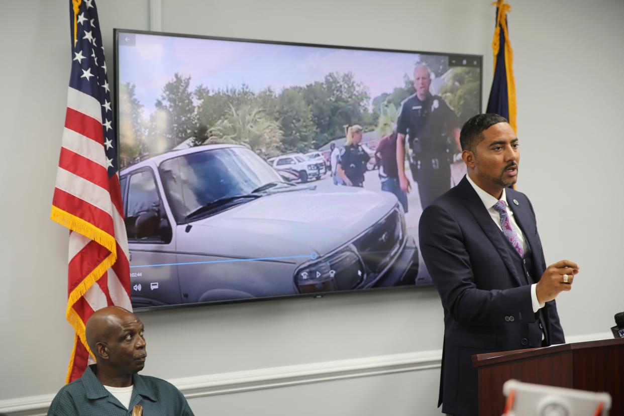 Officer Fired-South Carolina (Copyright 2021 The Associated Press. All rights reserved.)