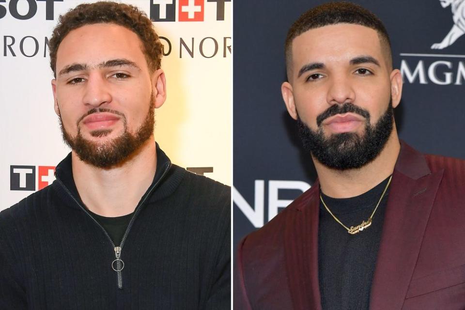 Klay Thompson, Drake | Steve Jennings/Getty Images; Amy Sussman/Getty Image