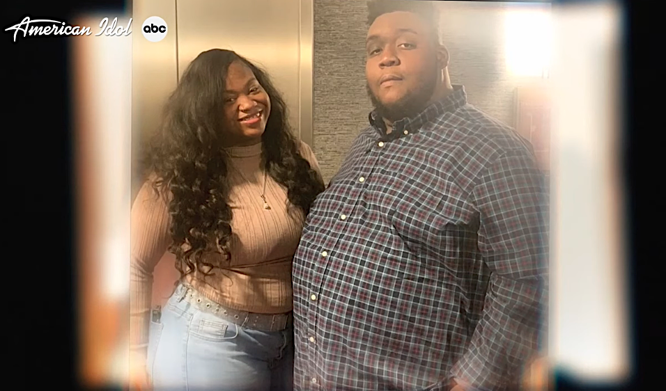 'American Idol' Season 19/21 hopeful Kya Moneé  with her friend and mentor, Season 19 runner-up Willie Spence, who died in a tragic car accident on Oct. 12, 2022. (Photo: ABC)