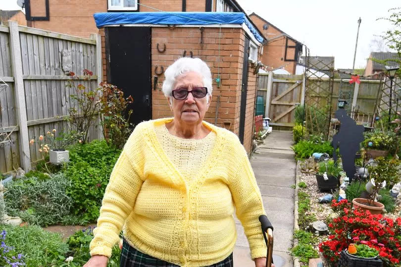 Avid gardener, Patricia Toole, from Prenton