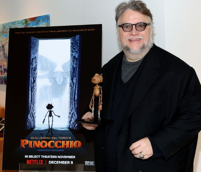 Guillermo del Toro presentando Pinocho