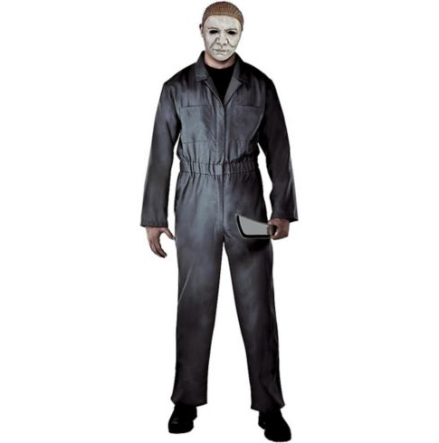 Adult Halloween Grey Michael Myers Costume. Photo via Party City.