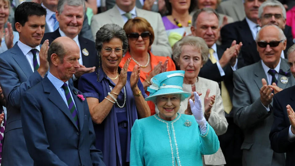 Queen Elizabeth attends Wimbledon
