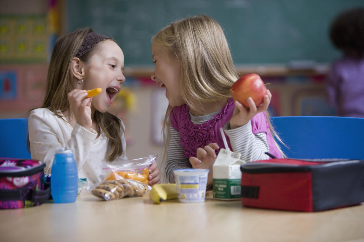 The headteacher won't allow pupils to have anything else with their food. [Photo: Getty]