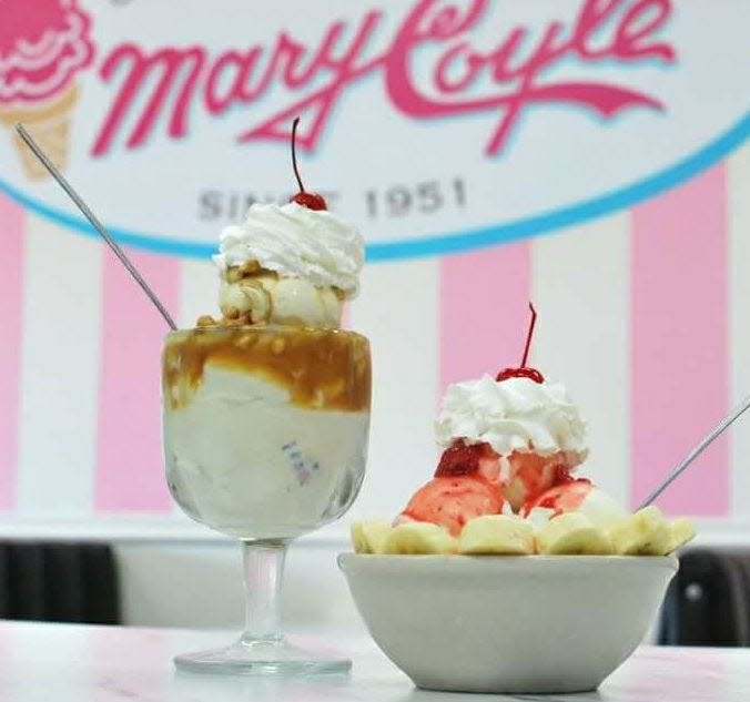 Ice cream treats from Mary Coyle Ol' Fashion Ice Cream.