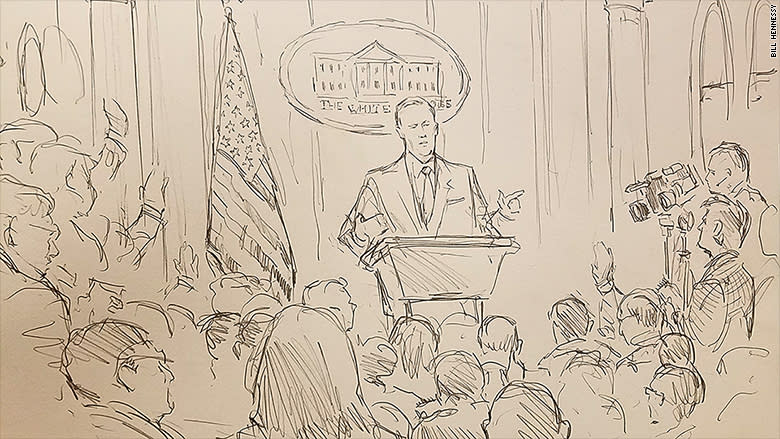 sean spicer sketch