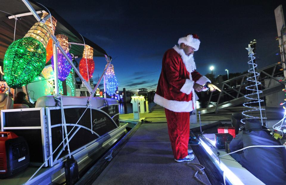 The Jacksonville Light Boat Parade is the traditional start of the holiday season.