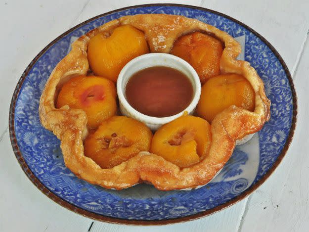 <p>Serious Eats / Alexandra Penfold</p> An old fashioned peach puzzle.