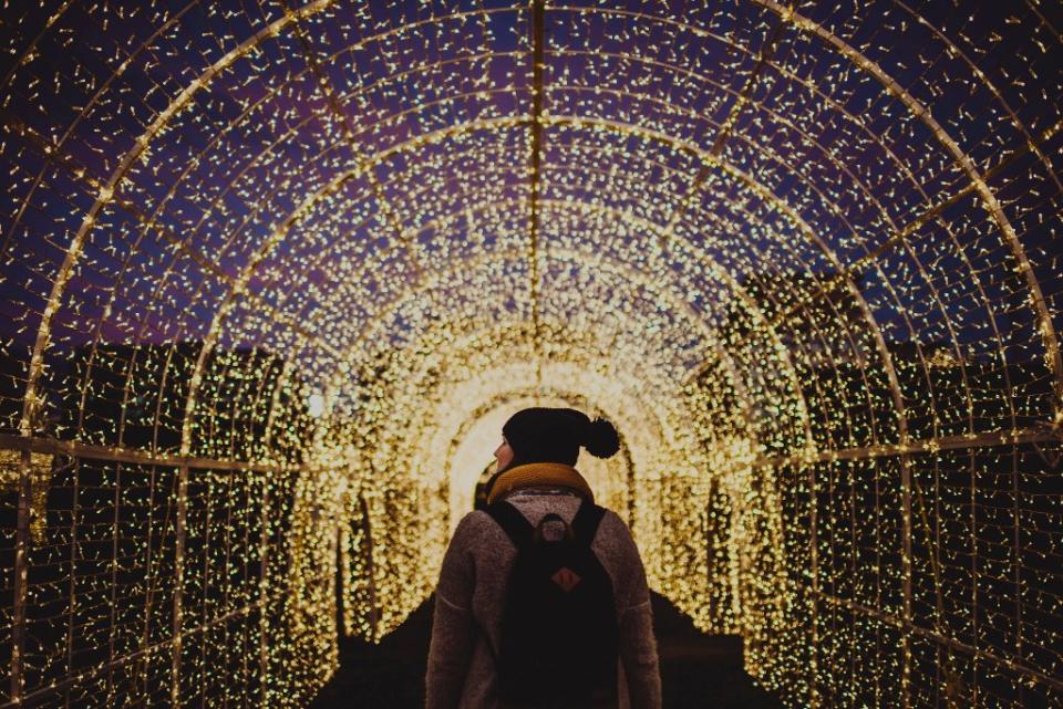 A new Christmas maze is lighting up the city of Vancouver. Photo from Instagram/Wendy Shepherd.