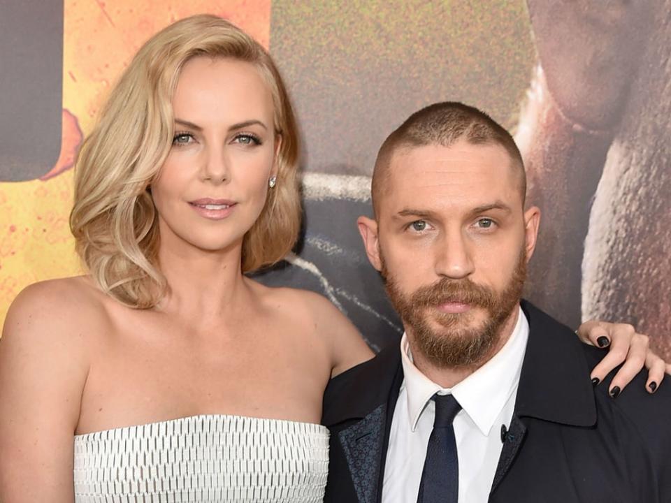 Charlize Theron and Tom Hardy at the premiere of Mad Max (Kevin Winter/Getty Images)