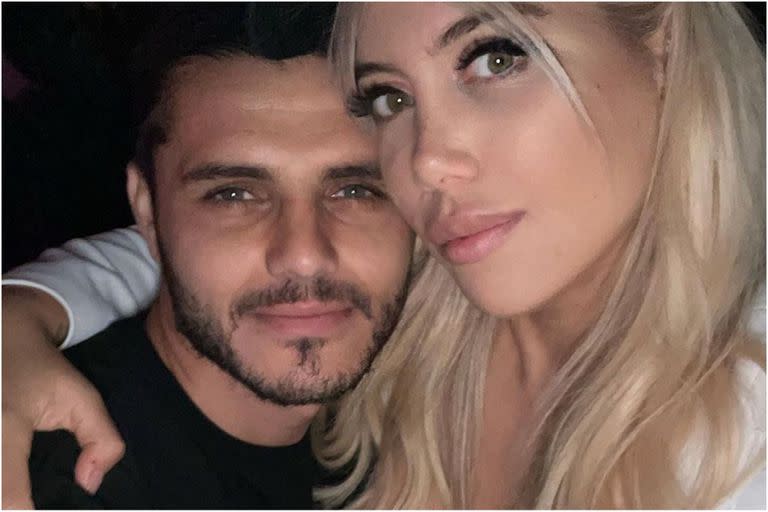 Mauro Icardi compartió una foto íntima junto a Wanda Nara y la eliminó a los pocos minutos