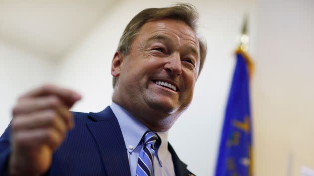 Dean Heller (R), a U.S. senator for Nevada from 2011 to 2019, is seen at an event in Henderson, Nevada, Oct. 26, 2018. (Photo: John Locher via Associated Press)